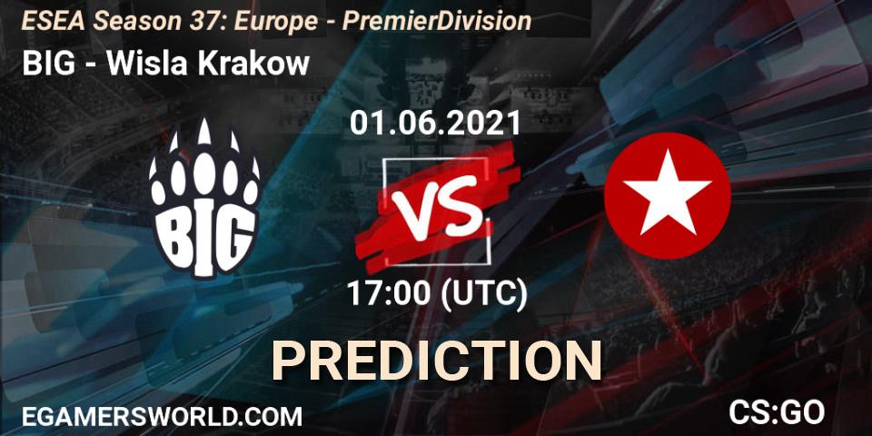 BIG - Wisla Krakow: прогноз. 01.06.2021 at 17:15, Counter-Strike (CS2), ESEA Season 37: Europe - Premier Division