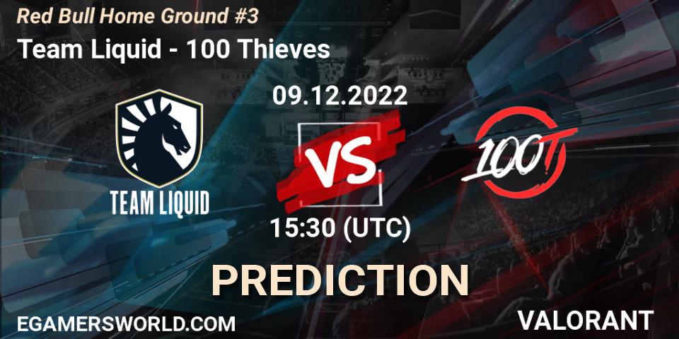 Team Liquid - 100 Thieves: прогноз. 09.12.22, VALORANT, Red Bull Home Ground #3