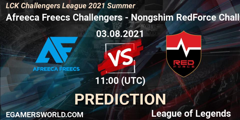 Afreeca Freecs Challengers - Nongshim RedForce Challengers: прогноз. 03.08.2021 at 10:55, LoL, LCK Challengers League 2021 Summer