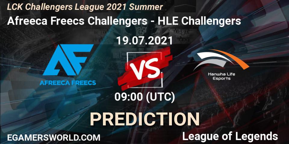 Afreeca Freecs Challengers - HLE Challengers: прогноз. 19.07.2021 at 09:00, LoL, LCK Challengers League 2021 Summer