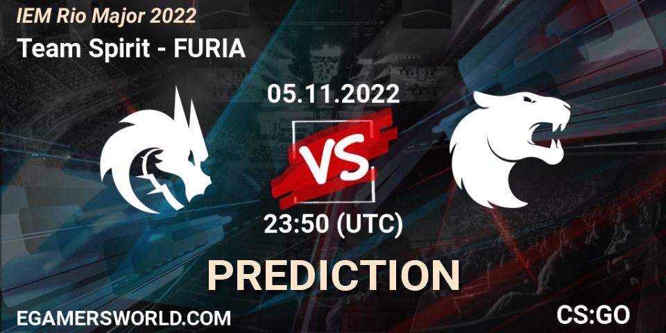 Team Spirit - FURIA: прогноз. 05.11.2022 at 23:50, Counter-Strike (CS2), IEM Rio Major 2022