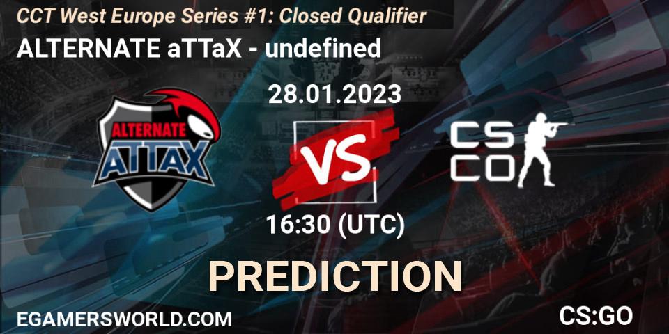 ALTERNATE aTTaX - undefined: прогноз. 28.01.23, CS2 (CS:GO), CCT West Europe Series #1: Closed Qualifier