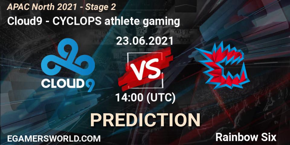 Cloud9 - CYCLOPS athlete gaming: прогноз. 23.06.21, Rainbow Six, APAC North 2021 - Stage 2