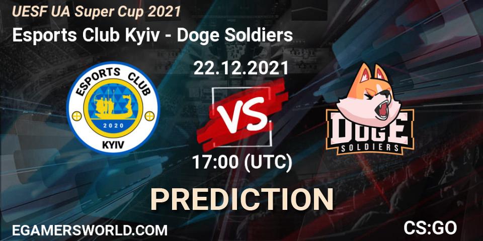 Esports Club Kyiv - Doge Soldiers: прогноз. 22.12.2021 at 17:00, Counter-Strike (CS2), UESF Ukrainian Super Cup 2021
