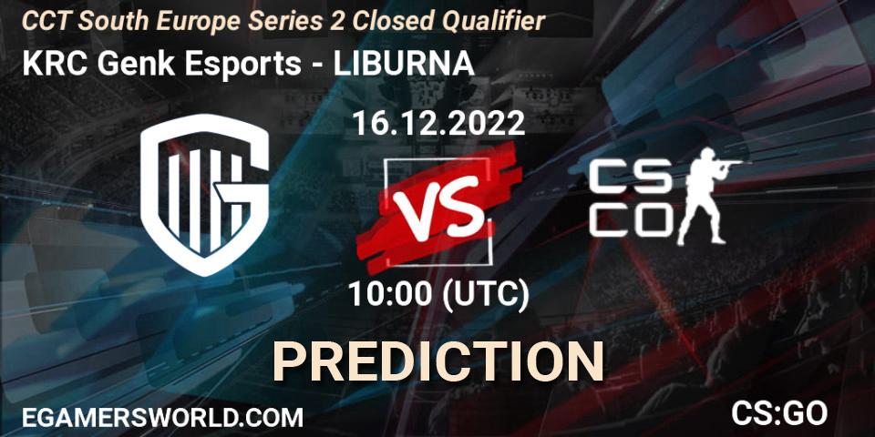 KRC Genk Esports - LIBURNA: прогноз. 16.12.22, CS2 (CS:GO), CCT South Europe Series 2 Closed Qualifier