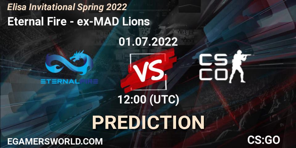 Eternal Fire - ex-MAD Lions: прогноз. 01.07.2022 at 12:00, Counter-Strike (CS2), Elisa Invitational Spring 2022