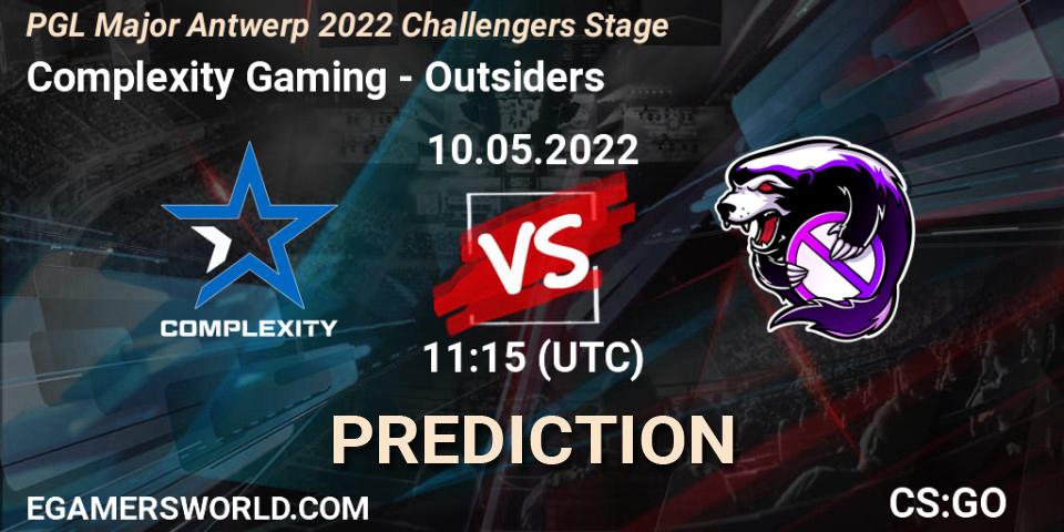 Complexity Gaming - Outsiders: прогноз. 10.05.22, CS2 (CS:GO), PGL Major Antwerp 2022 Challengers Stage