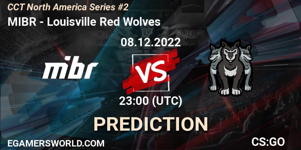 MIBR - Louisville Red Wolves: прогноз. 09.12.2022 at 02:00, Counter-Strike (CS2), CCT North America Series #2