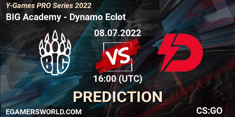 BIG Academy - Dynamo Eclot: прогноз. 08.07.22, CS2 (CS:GO), Y-Games PRO Series 2022