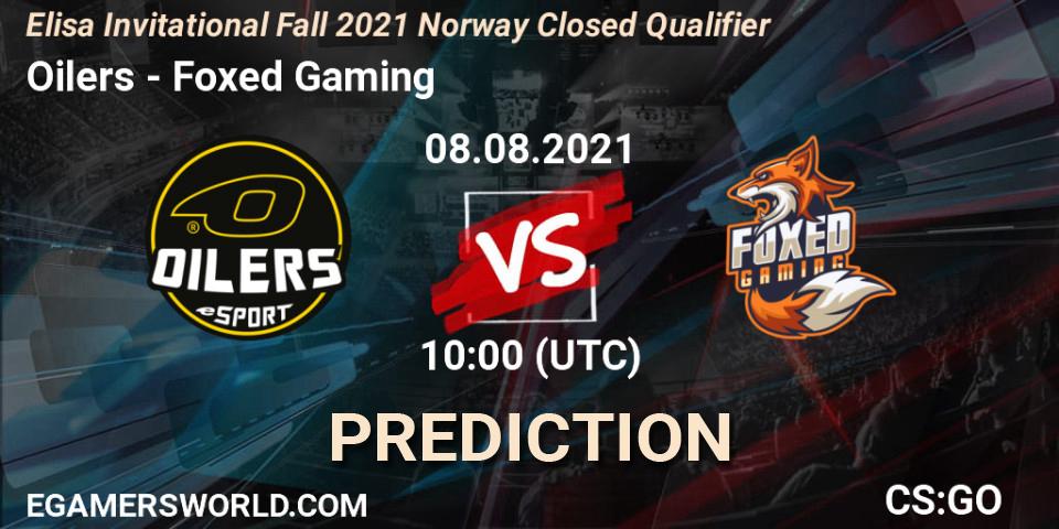 Oilers - Foxed Gaming: прогноз. 08.08.2021 at 10:00, Counter-Strike (CS2), Elisa Invitational Fall 2021 Norway Closed Qualifier