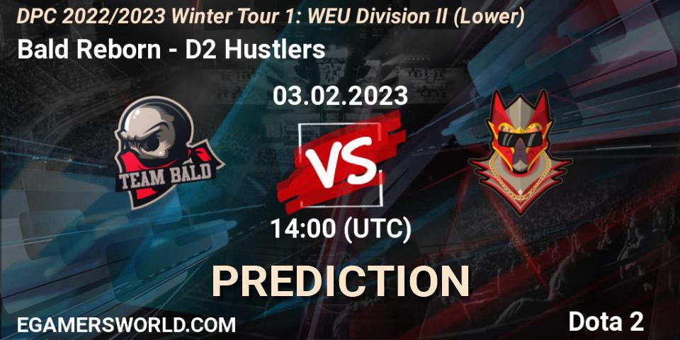 Bald Reborn - D2 Hustlers: прогноз. 03.02.23, Dota 2, DPC 2022/2023 Winter Tour 1: WEU Division II (Lower)