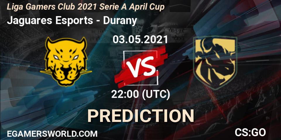 Jaguares Esports - Durany: прогноз. 03.05.2021 at 22:00, Counter-Strike (CS2), Liga Gamers Club 2021 Serie A April Cup