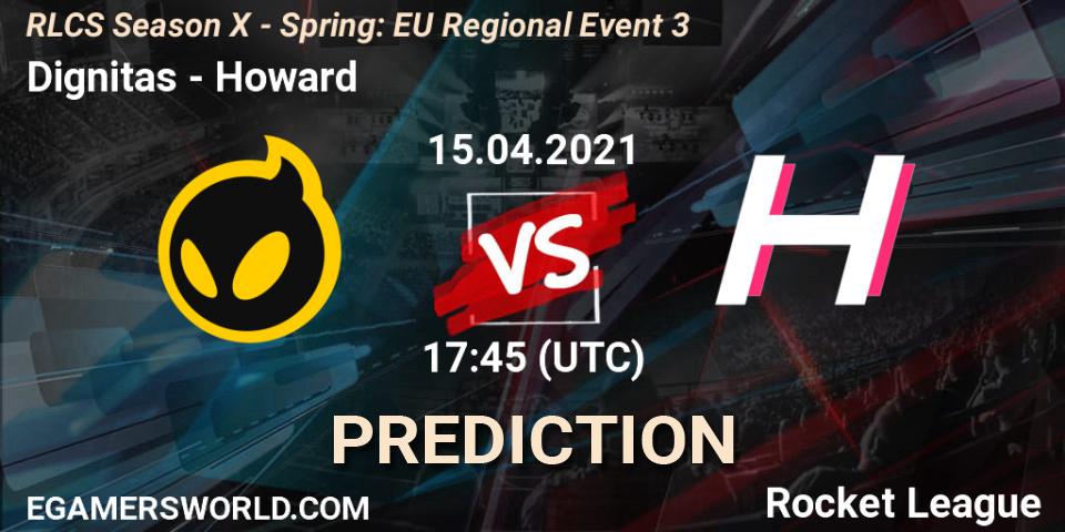 Dignitas - Howard: прогноз. 15.04.2021 at 17:45, Rocket League, RLCS Season X - Spring: EU Regional Event 3