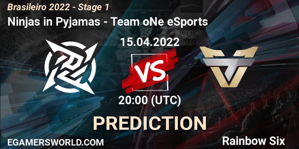 Ninjas in Pyjamas - Team oNe eSports: прогноз. 15.04.2022 at 20:00, Rainbow Six, Brasileirão 2022 - Stage 1