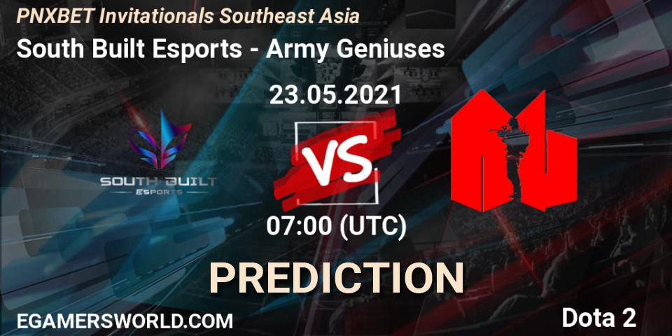 South Built Esports - Army Geniuses: прогноз. 23.05.2021 at 07:22, Dota 2, PNXBET Invitationals Southeast Asia