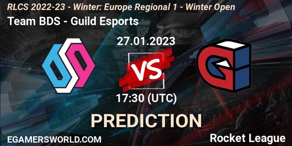 Team BDS - Guild Esports: прогноз. 27.01.2023 at 17:30, Rocket League, RLCS 2022-23 - Winter: Europe Regional 1 - Winter Open