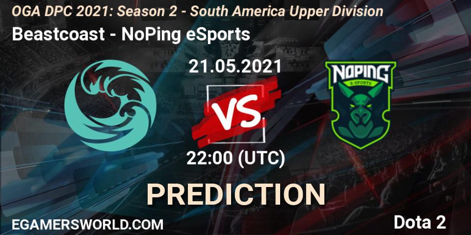 Beastcoast - NoPing eSports: прогноз. 21.05.2021 at 22:00, Dota 2, OGA DPC 2021: Season 2 - South America Upper Division
