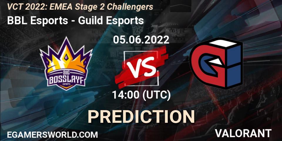 BBL Esports - Guild Esports: прогноз. 05.06.2022 at 14:00, VALORANT, VCT 2022: EMEA Stage 2 Challengers