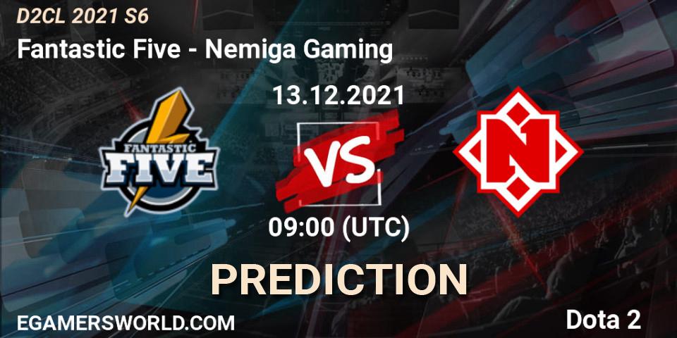 Fantastic Five - Nemiga Gaming: прогноз. 13.12.2021 at 09:04, Dota 2, Dota 2 Champions League 2021 Season 6