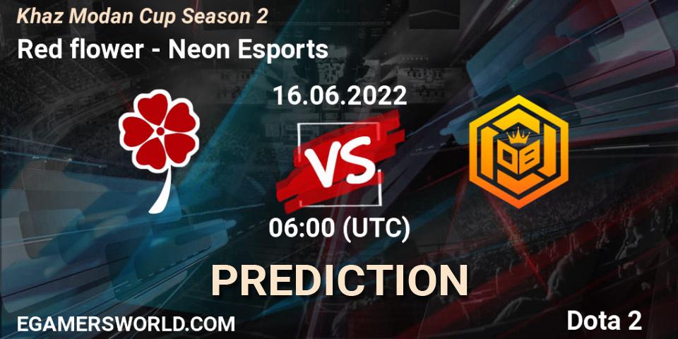Red flower - Neon Esports: прогноз. 16.06.2022 at 10:08, Dota 2, Khaz Modan Cup Season 2