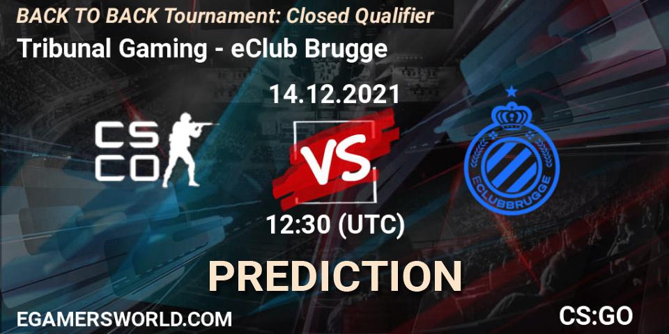Tribunal Gaming - eClub Brugge: прогноз. 14.12.2021 at 12:30, Counter-Strike (CS2), BACK TO BACK Tournament: Closed Qualifier