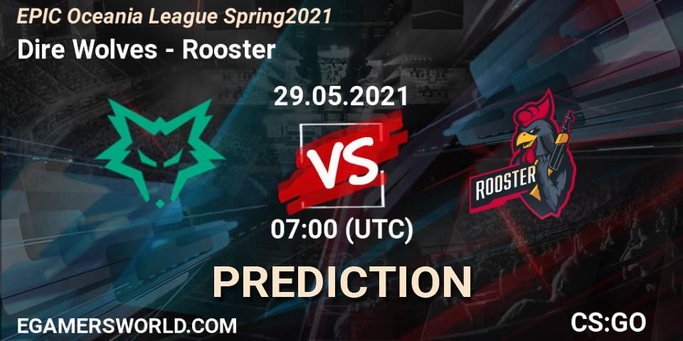 Dire Wolves - Rooster: прогноз. 29.05.2021 at 07:00, Counter-Strike (CS2), EPIC Oceania League Spring 2021