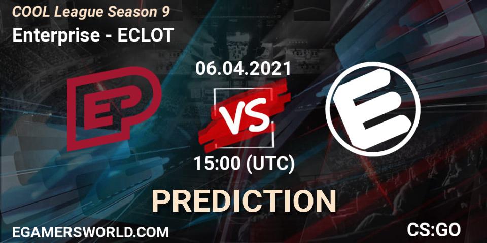 Enterprise - ECLOT: прогноз. 06.04.2021 at 15:00, Counter-Strike (CS2), COOL League Season 9