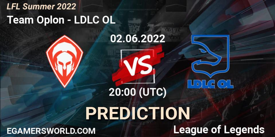 Team Oplon - LDLC OL: прогноз. 02.06.2022 at 20:00, LoL, LFL Summer 2022