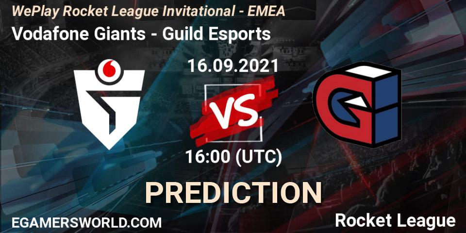 Vodafone Giants - Guild Esports: прогноз. 16.09.2021 at 16:00, Rocket League, WePlay Rocket League Invitational - EMEA