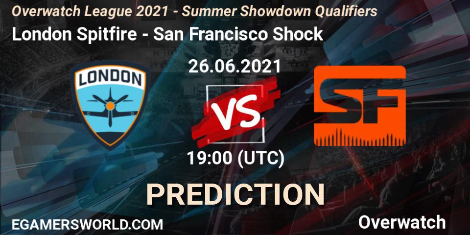 London Spitfire - San Francisco Shock: прогноз. 26.06.21, Overwatch, Overwatch League 2021 - Summer Showdown Qualifiers