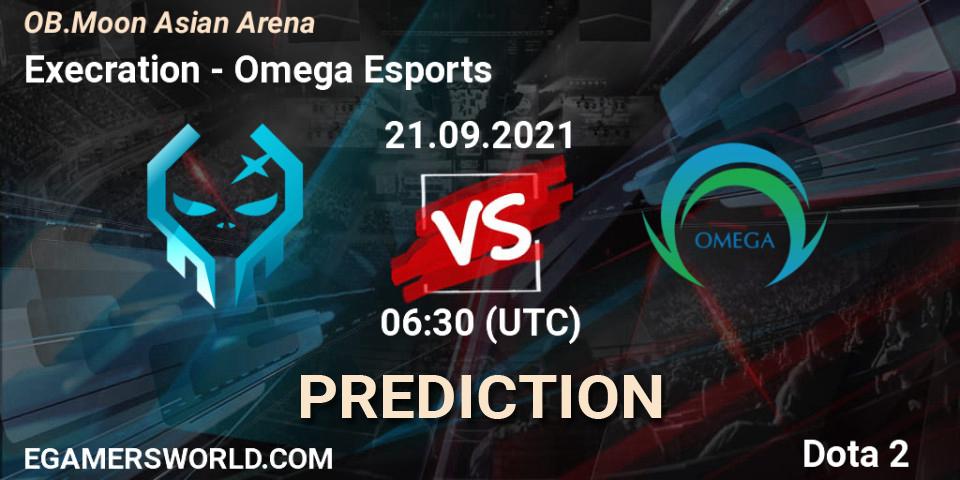 Execration - Omega Esports: прогноз. 21.09.2021 at 09:27, Dota 2, OB.Moon Asian Arena