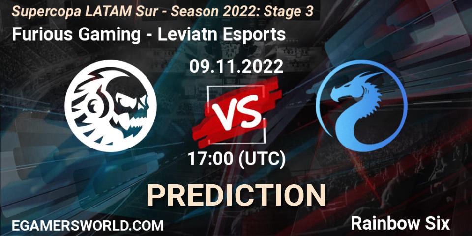 Furious Gaming - Leviatán Esports: прогноз. 09.11.2022 at 17:00, Rainbow Six, Supercopa LATAM Sur - Season 2022: Stage 3