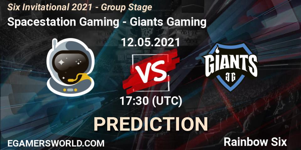 Spacestation Gaming - Giants Gaming: прогноз. 12.05.21, Rainbow Six, Six Invitational 2021 - Group Stage