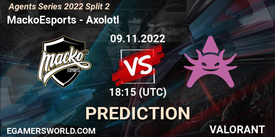 MackoEsports - Axolotl: прогноз. 09.11.22, VALORANT, Agents Series 2022 Split 2