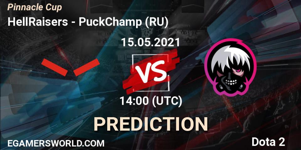 HellRaisers - PuckChamp (RU): прогноз. 15.05.2021 at 14:03, Dota 2, Pinnacle Cup 2021 Dota 2