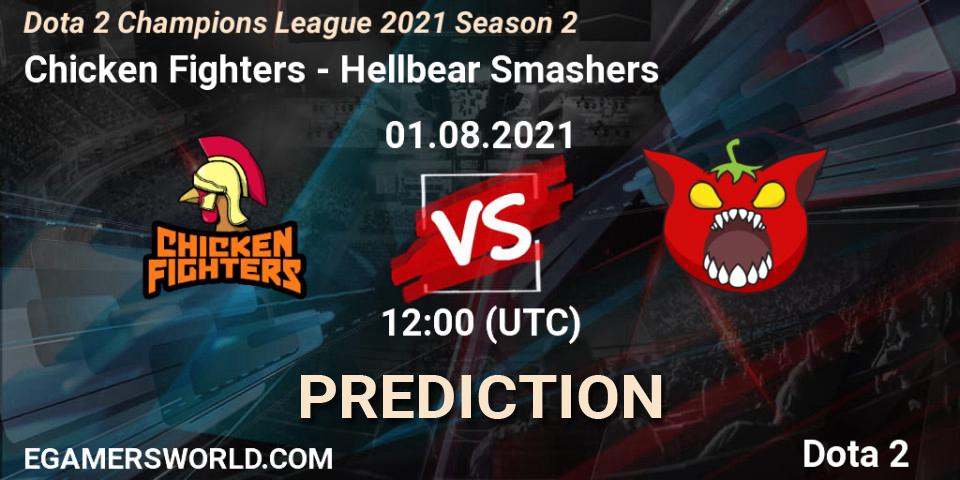 Chicken Fighters - Hellbear Smashers: прогноз. 01.08.2021 at 15:26, Dota 2, Dota 2 Champions League 2021 Season 2