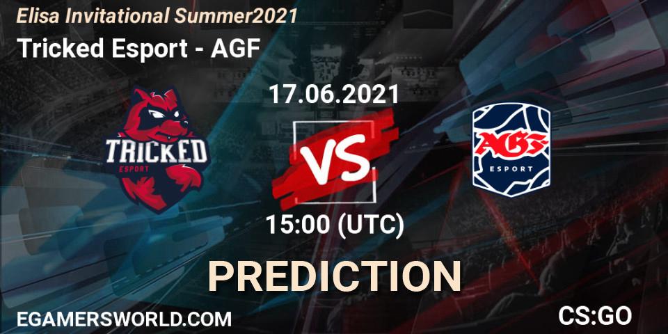 Tricked Esport - AGF: прогноз. 17.06.2021 at 15:00, Counter-Strike (CS2), Elisa Invitational Summer 2021