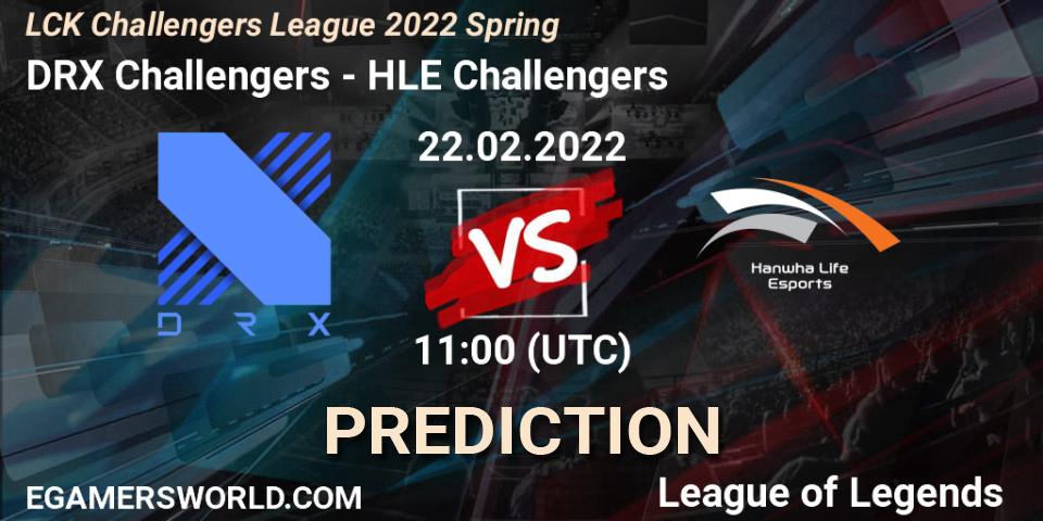 DRX Challengers - HLE Challengers: прогноз. 22.02.2022 at 11:00, LoL, LCK Challengers League 2022 Spring
