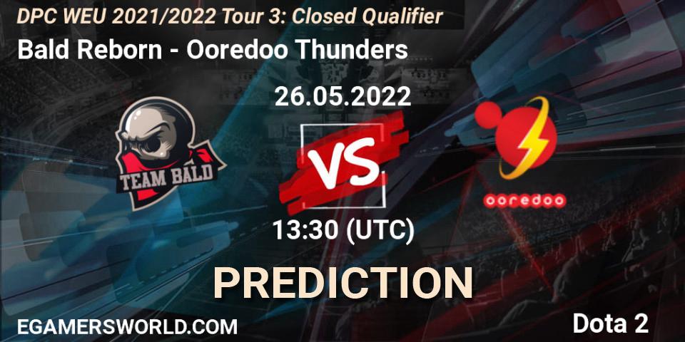 Bald Reborn - Ooredoo Thunders: прогноз. 26.05.2022 at 13:30, Dota 2, DPC WEU 2021/2022 Tour 3: Closed Qualifier