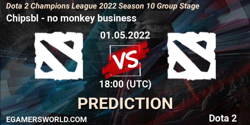 Chipsbl - no monkey business: прогноз. 01.05.2022 at 18:01, Dota 2, Dota 2 Champions League 2022 Season 10 