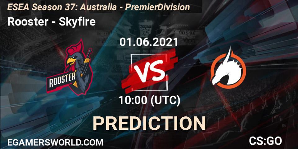 Rooster - Skyfire: прогноз. 01.06.21, CS2 (CS:GO), ESEA Season 37: Australia - Premier Division