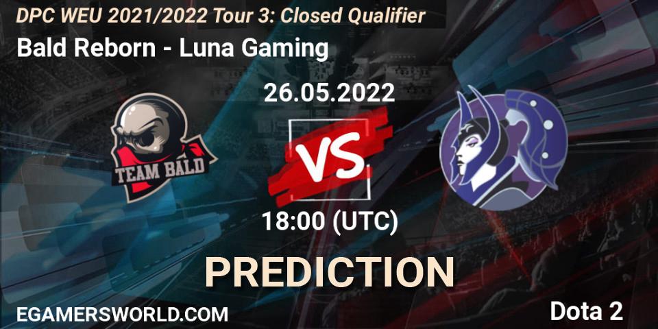 Bald Reborn - Luna Gaming: прогноз. 26.05.2022 at 18:00, Dota 2, DPC WEU 2021/2022 Tour 3: Closed Qualifier
