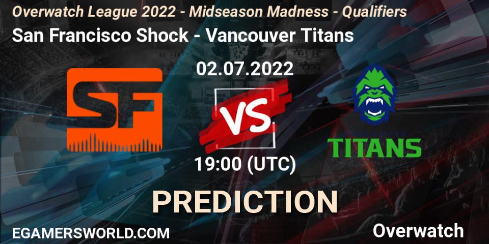 San Francisco Shock - Vancouver Titans: прогноз. 02.07.22, Overwatch, Overwatch League 2022 - Midseason Madness - Qualifiers