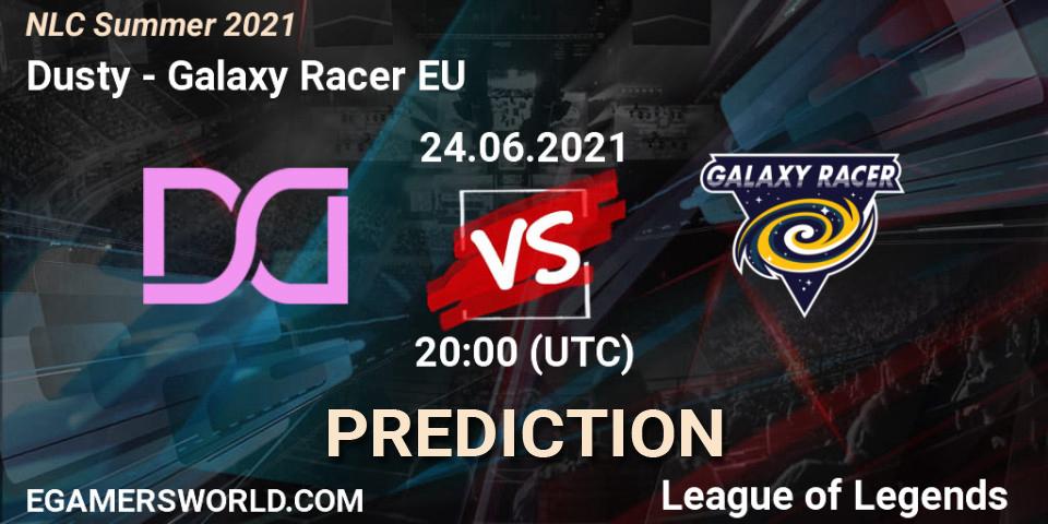 Dusty - Galaxy Racer EU: прогноз. 24.06.2021 at 20:00, LoL, NLC Summer 2021