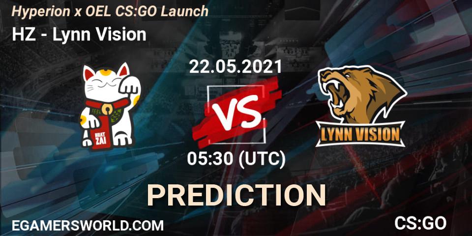 HZ - Lynn Vision: прогноз. 22.05.21, CS2 (CS:GO), Hyperion x OEL CS:GO Launch