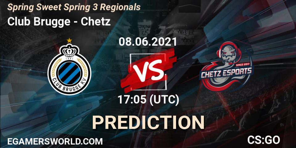 Club Brugge - Chetz: прогноз. 08.06.21, CS2 (CS:GO), Spring Sweet Spring 3 Regionals