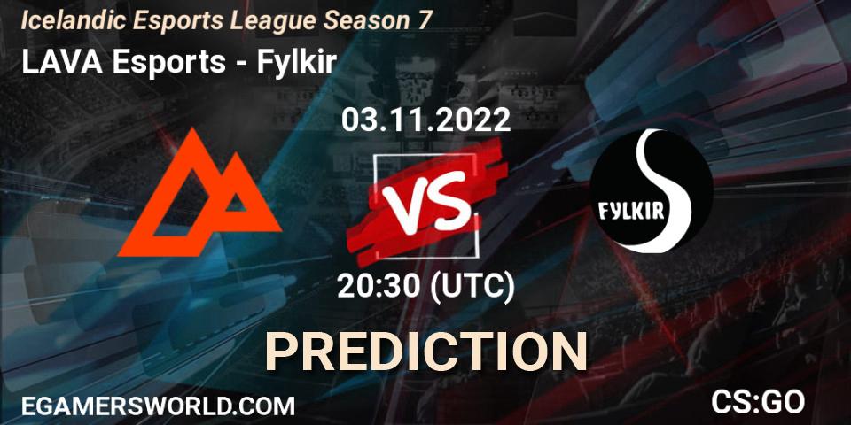 LAVA Esports - Fylkir: прогноз. 03.11.22, CS2 (CS:GO), Icelandic Esports League Season 7