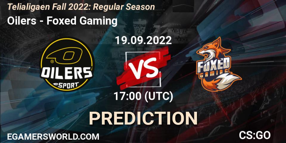 Oilers - Foxed Gaming: прогноз. 19.09.2022 at 17:00, Counter-Strike (CS2), Telialigaen Fall 2022: Regular Season