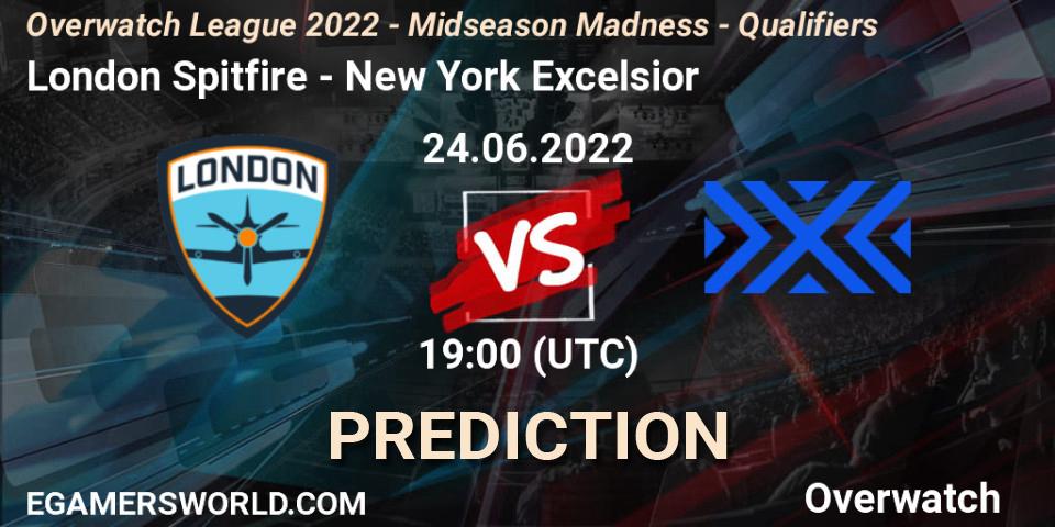 London Spitfire - New York Excelsior: прогноз. 24.06.22, Overwatch, Overwatch League 2022 - Midseason Madness - Qualifiers