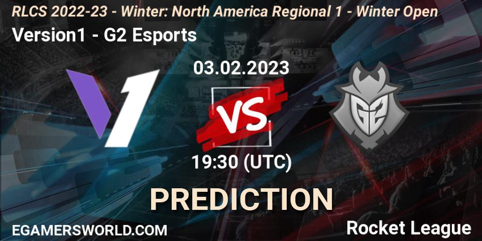 Version1 - G2 Esports: прогноз. 03.02.2023 at 19:30, Rocket League, RLCS 2022-23 - Winter: North America Regional 1 - Winter Open